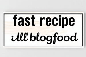 fast recipe llblogfood
